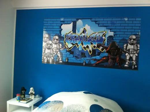 Graffiti prénom personnalisé en déco murale – Max Le Tagueur 18