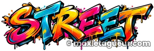 Graffiti prénom en déco murale 1