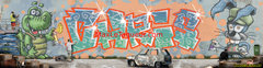 Graffiti personnalisable sticker wall decall mur chambre déco murale tag
