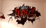 Graffiti Tag prénom Yanis