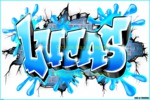 Graffiti/tag prénom pour Lucas