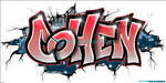 Graffiti/tag prénom pour Cohen