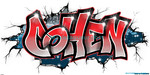 Graffiti/tag prénom pour Cohen