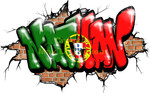 Graffiti/Tag portugal prénom pour NATHAN